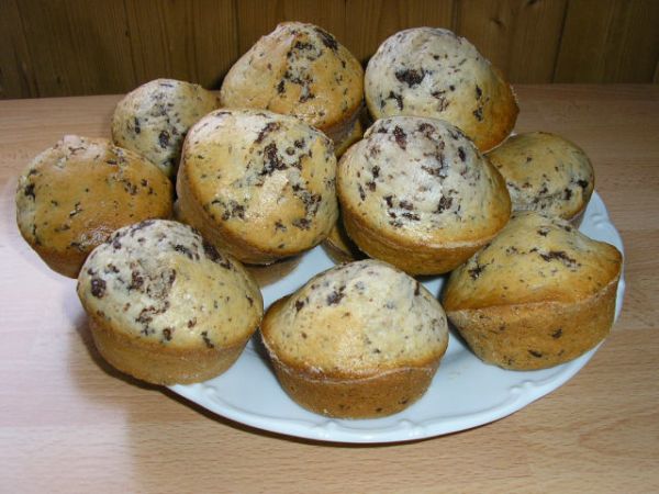 Čokoládové Muffins - asi na 12ks