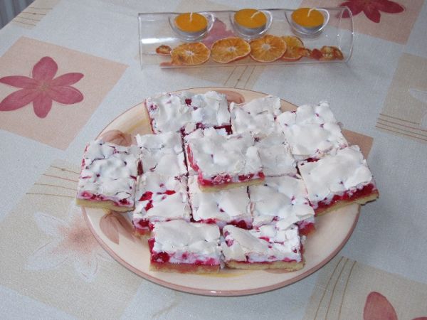 Rybízový koláč - jiný a zajímavý!!