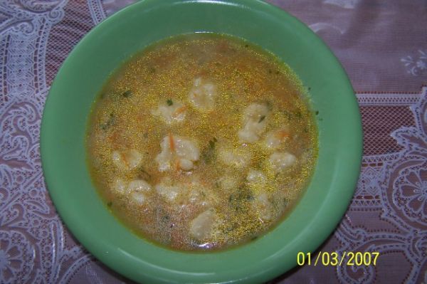 Drobková polévka (moje nejoblíbenější)