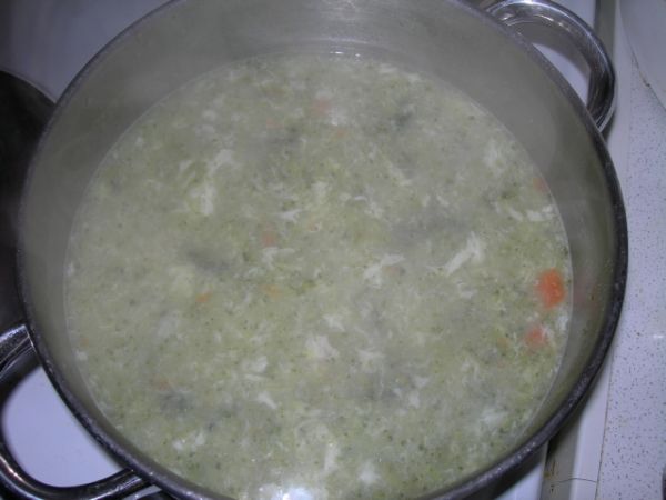 BROKOLICOVÁ POLÉVKA(KVĚTÁKOVÁ)