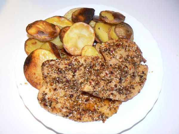 Kuřecí maso na medu - recept mého manžela