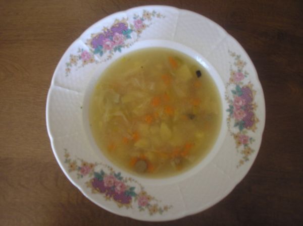 Bramboračka podle hrníčkové kuchařky trochu jinak