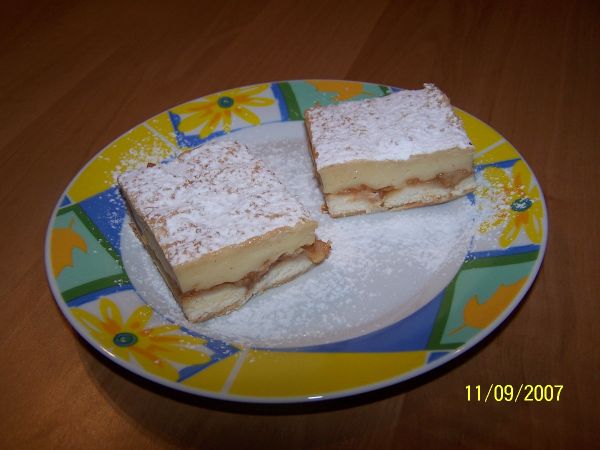 Jablíčkovo-pudingová piškotka - móóóc dobrý dezertík :-))