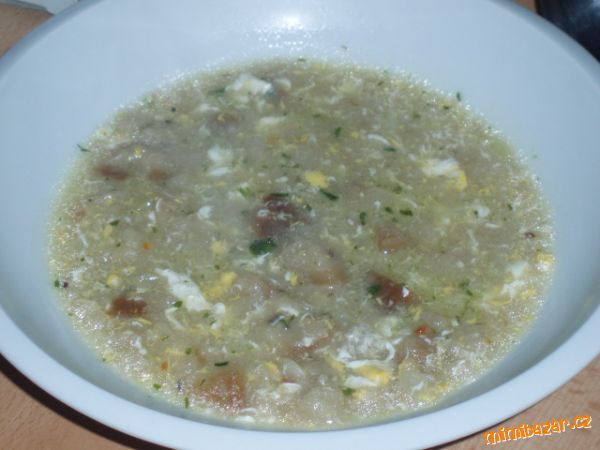 polévka CHLEBOVKA = snadná, rychlá, chutná