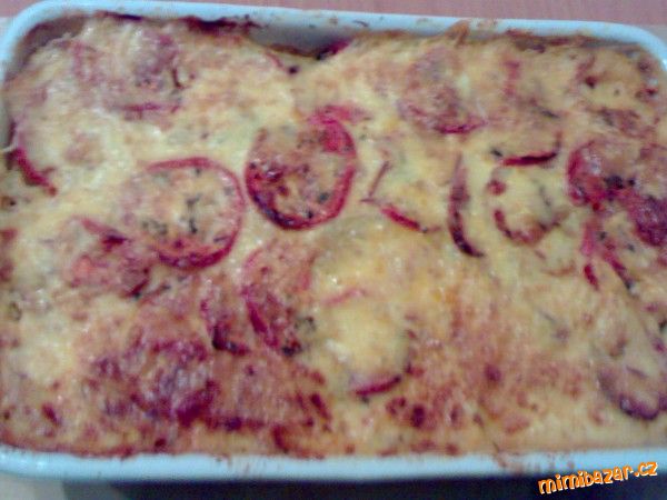 Zapečený pangasius se zeleninou dietní,ale výborné!