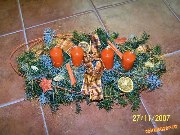 ADVENTNÍ DEKORACE - krok za krokem...