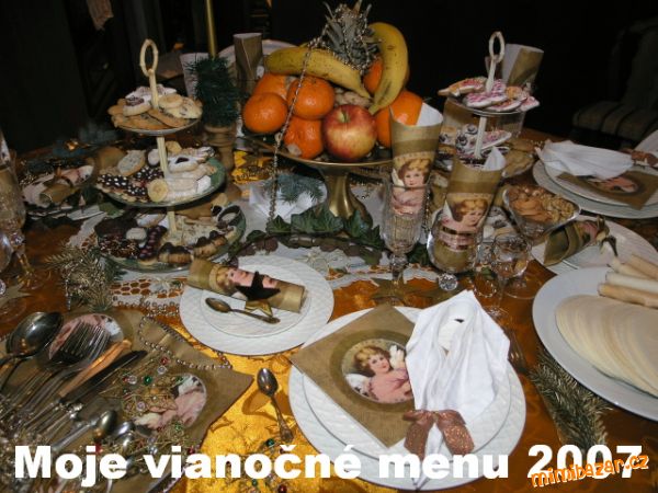 Moje vianočné menu 2007