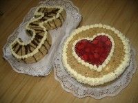 2 DORTY- JEDEN RECEPT-OŘECHOVÝ, PIŠKOTOVÝ