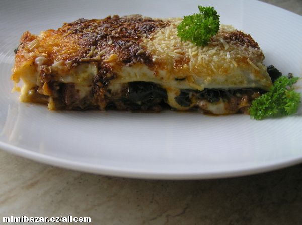 ŠPIČKOVÉ TĚSTOVINY-LASAGNĚ