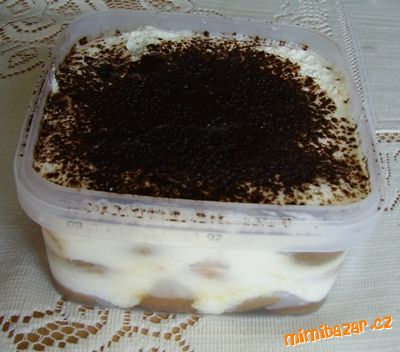 TIRAMISU - lehčí (bez smetany či šlehačky)