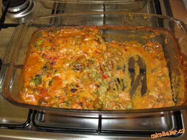 Canneloni s šunkou a brokolicí