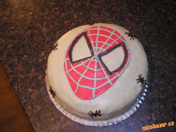 Spidermanský dortík