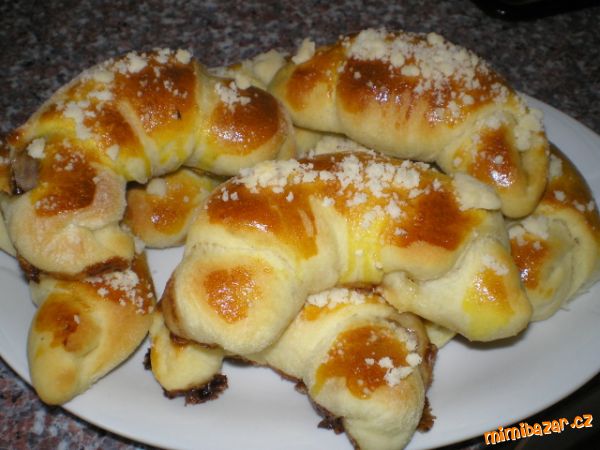 Loupáčky plněné nutelou