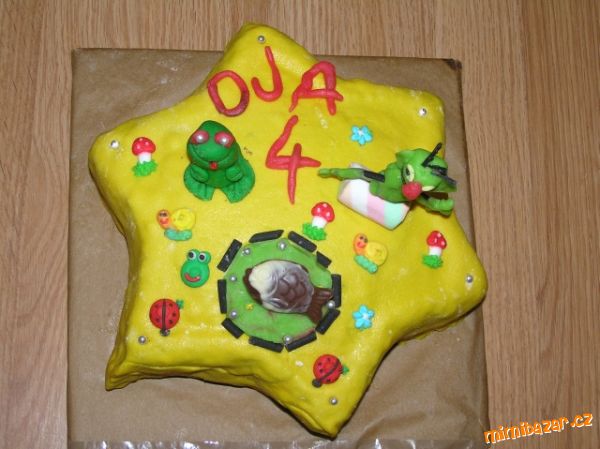 Můj první potahovaný dort