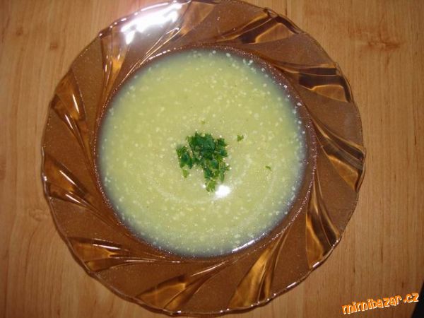 Cuketové pyré(krém) se sušenými pšeničnými klíčky