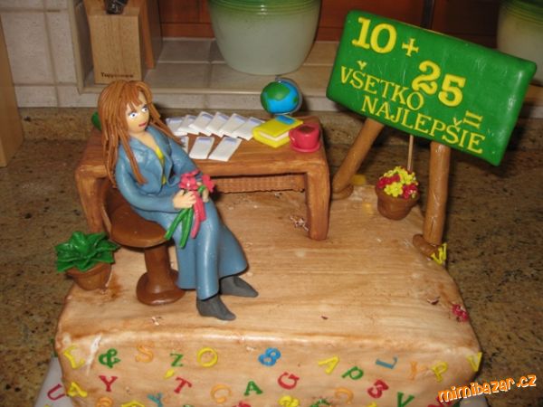 TOrta pre kamarátku učiteľku