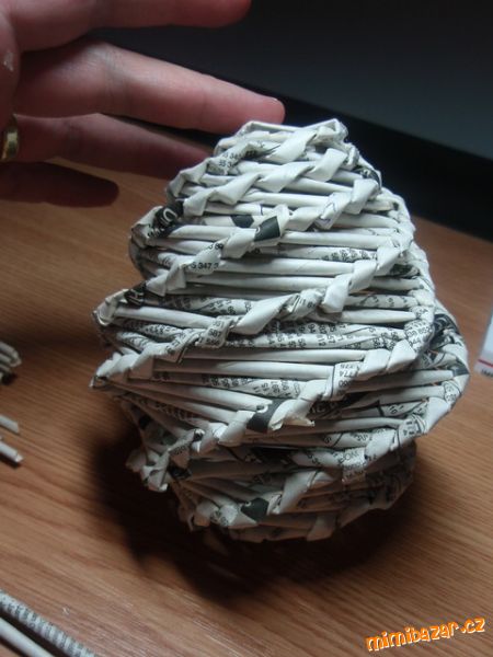 Návod na pletenou baňku bez polystyrenového korpusu