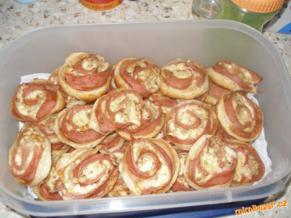 Pizza šneci :-) supr pochoutka na oslavy