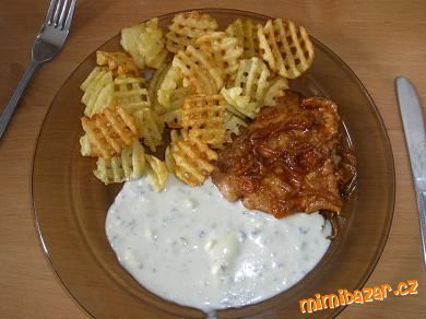 Arabelčiny kotlety Delikates s osmaženými mřížkami