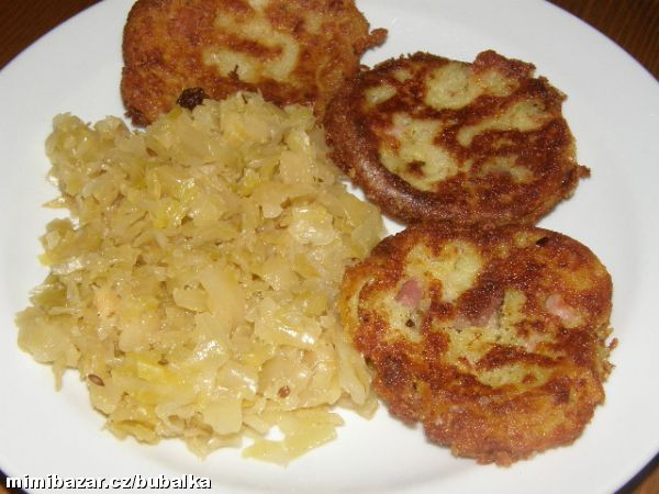 Krokety ze zbylých brambor od včera....