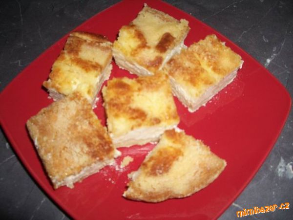 Sypaný tvarohový koláč - velmi rychlé
