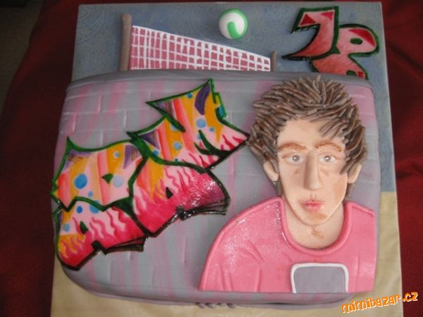 Mladík a graffity