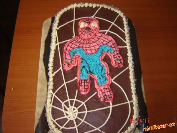 Spidermanův dort pro Kubíčka