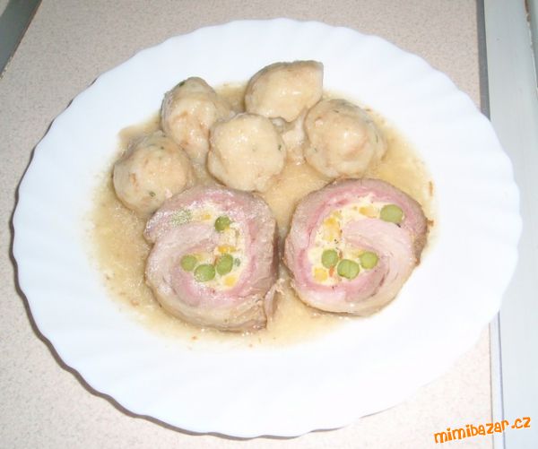 Vepřová roláda s knedlíčky