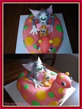 TOM A JERRY PLUS PŘIDÁN POSTUP Z ČASOPISU TORTAS ŠPANĚLSKO