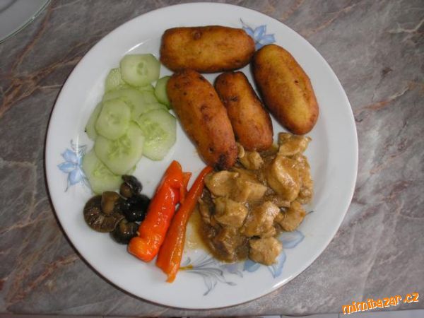 Kuřecí čína s babicovými krokety