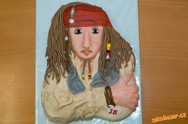 Jack Sparrow - pirát z Karibiku (Johnny Depp)