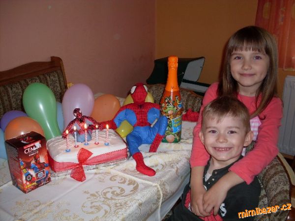 Spidermanovský k 5. narozeninám Matýskovi