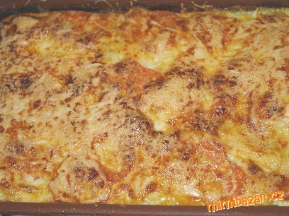 Lasagne po našem s kuřecím a špenátem