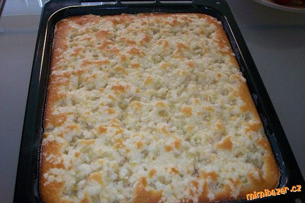 Rebarborový koláč - moooc dobrý (recept od Radky ID 8416)
