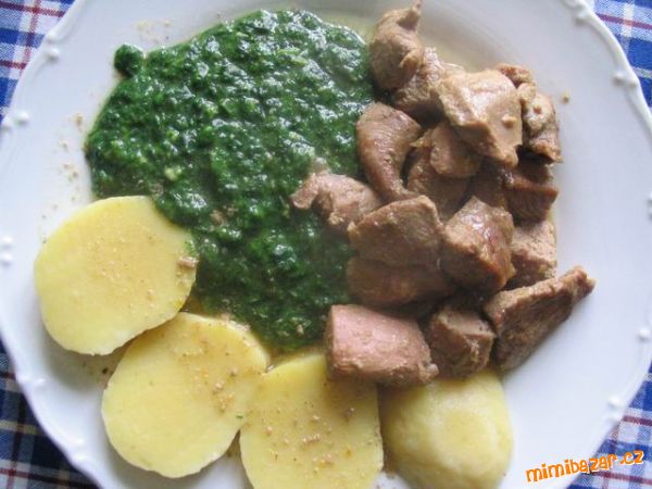 KRŮTÍ KOSTKY NA DIVKO + ŠPENÁT + BR.KNEDLÍK