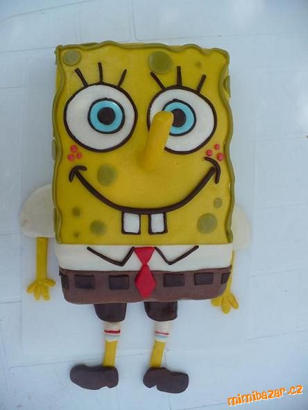 HOUBA SPONGEBOB PRO FÍĎU KE 4 NAROZKÁM