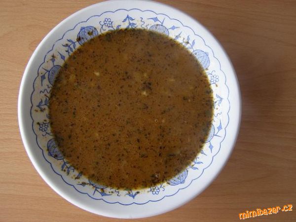 dršťková - kotrčová polívka (ovšem jde i z jiných hub, univerzální recept i na gulášek..)