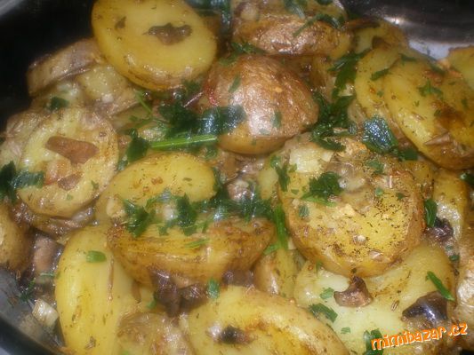 Cesnakove zemiaky( priloha)