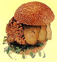 Kuřecí hamburger