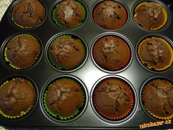 Čokoládové muffiny, které plní přání - 12 ks