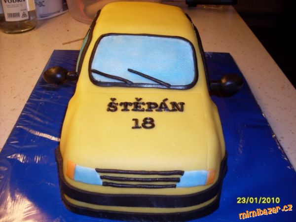 Moje první dortové auto
