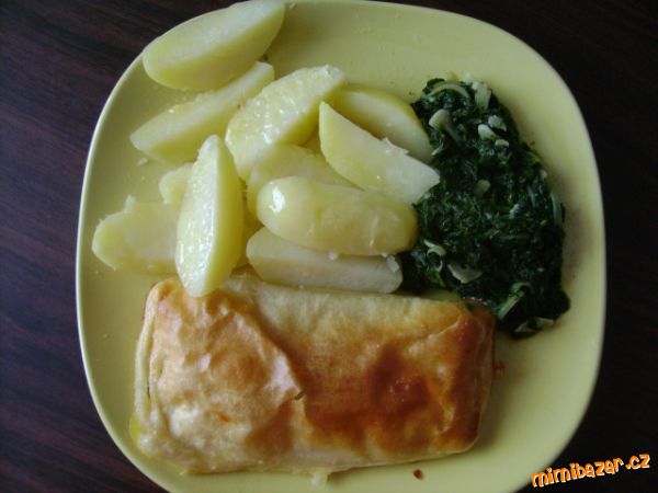 Pangasius v listovém těstě