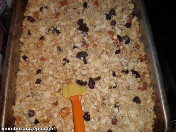 Zapékané vločky- müsli