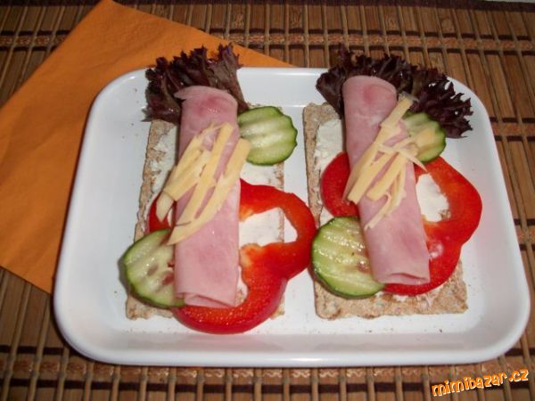 Obložený Knackebrot