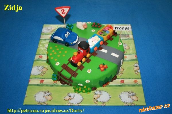Autíčko s vláčkem