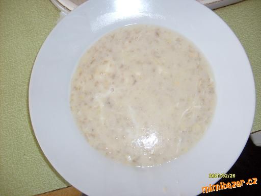 Vločková polévka -jednoduchá