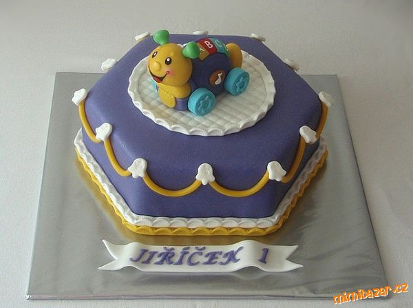 Fialový se šnekem (podle hračky)