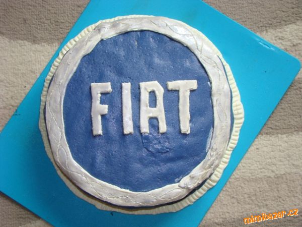 dort FIAT (můj vůbec první dort)