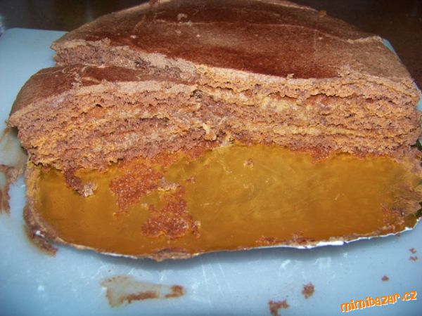 Rychlý super pařížský dortík-nikdy jej nevyfotím celý, hned mizí.