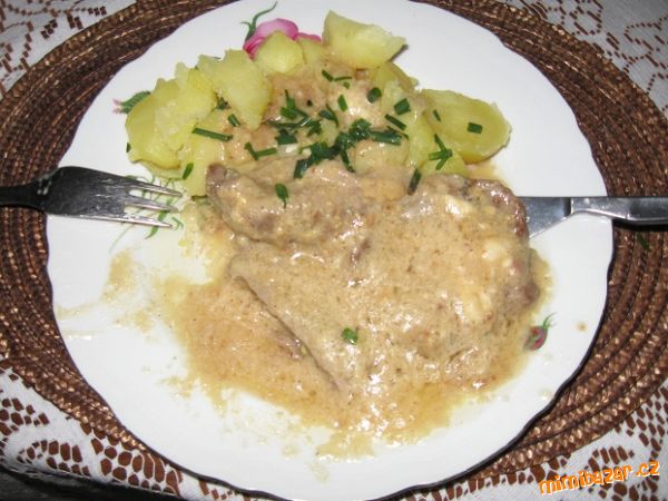 Vepřová kotletka se sťávičkou